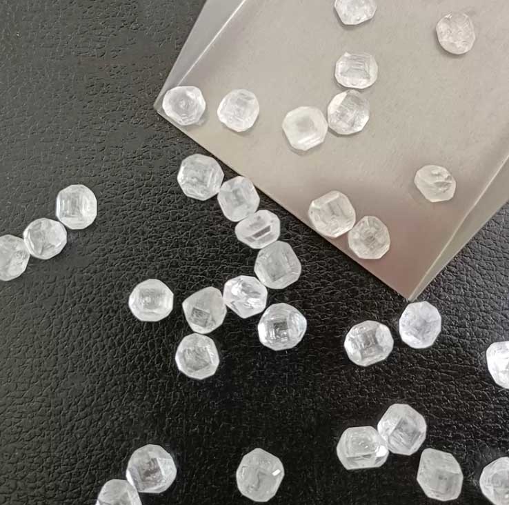 6Ct 7Ct  HPHT Rough Diamond For Rings