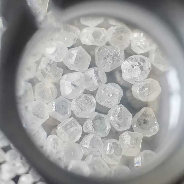 5-6 carats HPHT laboratoire pour cultiver des diamants