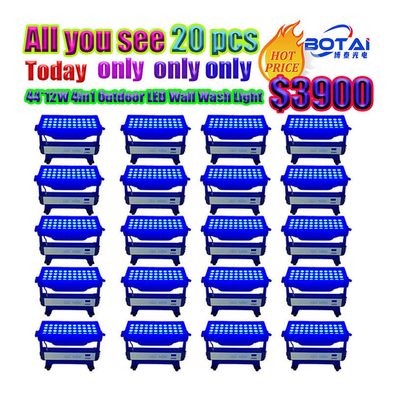 Botai Derby Light 2pcs 10w Leds Rgbw 4in1 Mini Led Dj Derby Light Disco Effect Stage Lighting