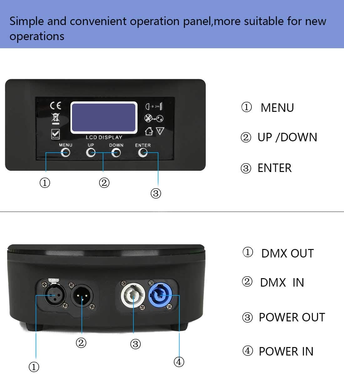 bee eyes beam led mini beam stage light projector