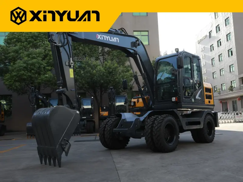 Xinyuan XYB75SWXT 7ton China Wheel Excavators Earth Movers