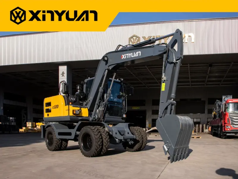 Xinyuan XYC105WTJ 9ton Full Hydraulic Wheel Excavators Machine