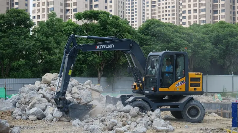 Xinyuan XYC120WT China Wheel Excavator Direct Sales Top 10 Excavator Manufacturers