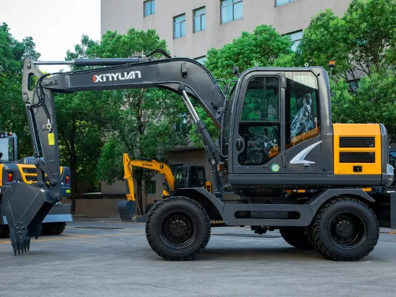 Xinyuan XYC105WTJ 9ton Full Hydraulic Wheel Excavators Machine