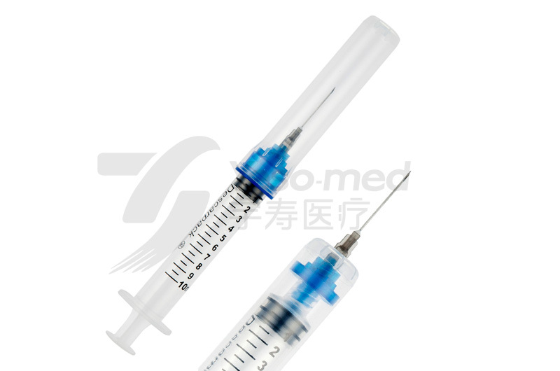 Safety syringe with needles