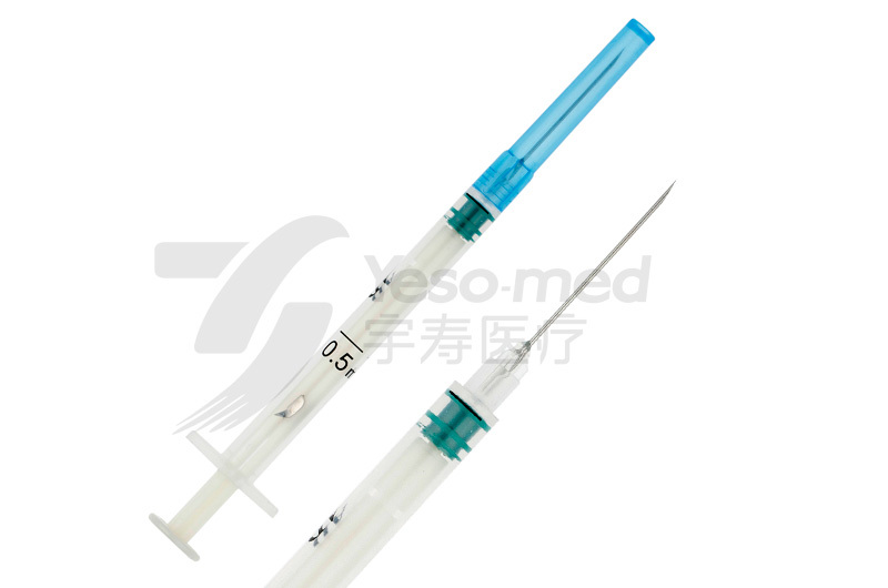 Auto-disable syringes for fixed dose immunization