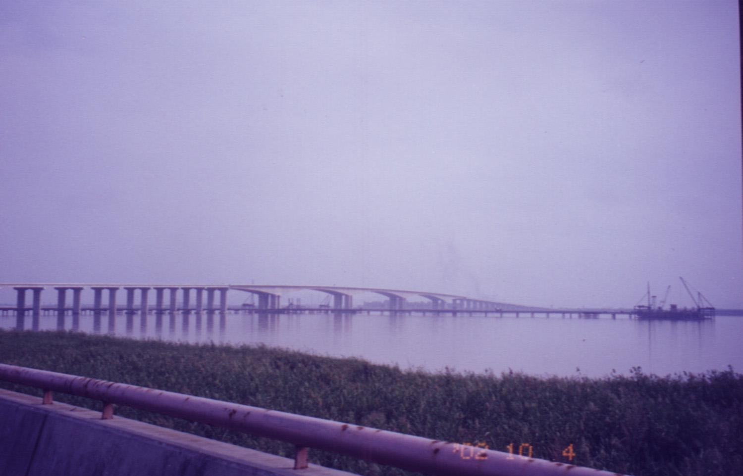 公司仪器用于杭州钱塘江六桥(下沙大桥)荷载实验