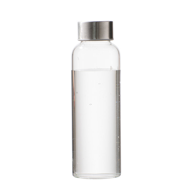BPA Free Clear Borosilicate Glass Water Bottle
