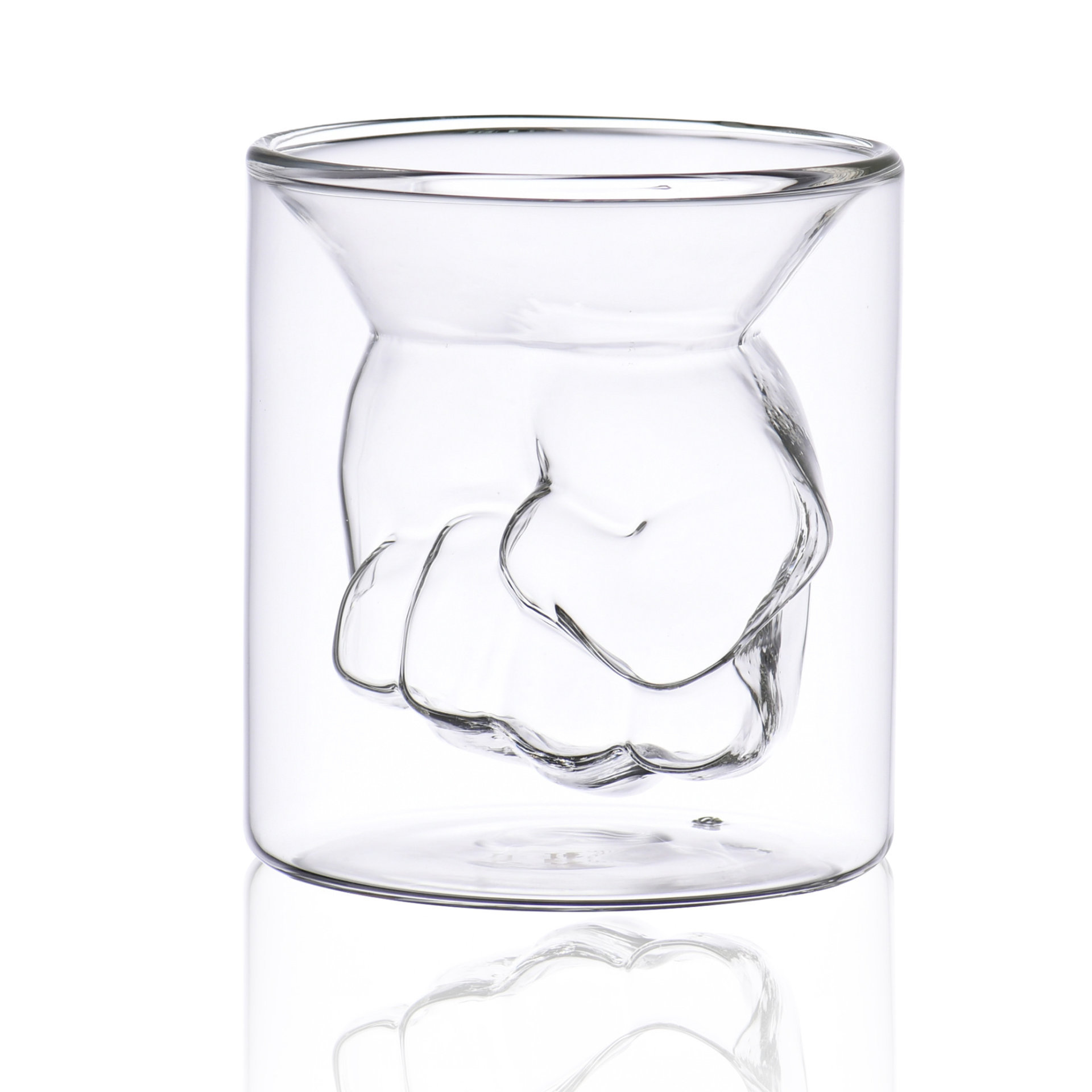buy Double wall mini glass cup