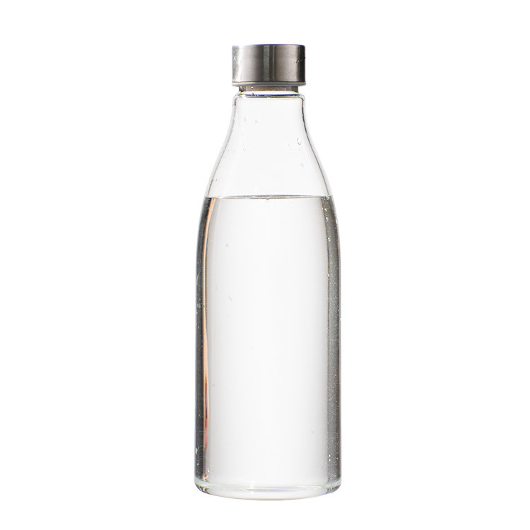 BPA Free Clear Borosilicate Glass Water Bottle