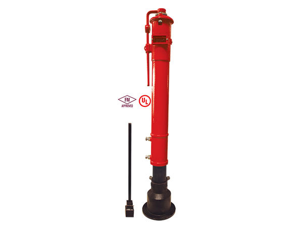 Fire fighting FM/UL Standard Vertical Type Indicator Post fire protection