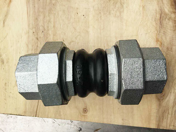 Thread rubber expansion joint 