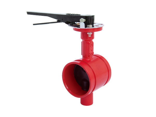 Butterfly Valve with Lever- Grooved End