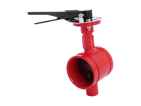 Grooved Butterfly Valve with handlever