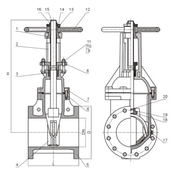 Butterfly Valve with Lever- Grooved End