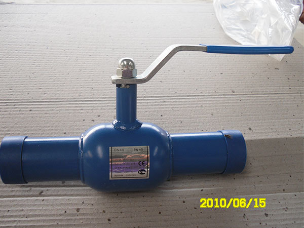 Welded ball valve 