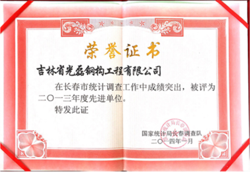 二〇一三年度先進(jìn)單位