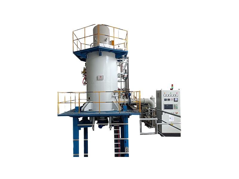 Vertical gas quenching furnace