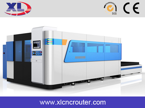 XL 3015 G Sealed Exchange Platform Fiber Cutting Machine