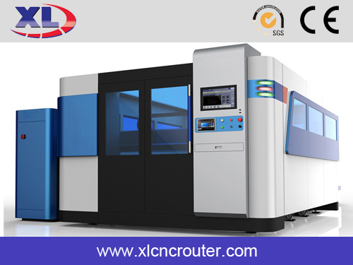 XL 3015 G Sealed Exchange Platform Fiber Cutting Machine