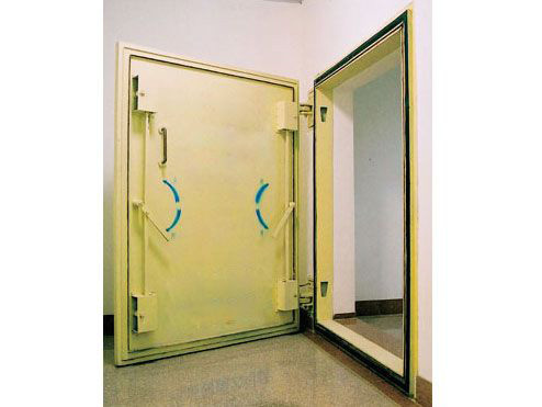 钢结构固定门槛单扇防护门