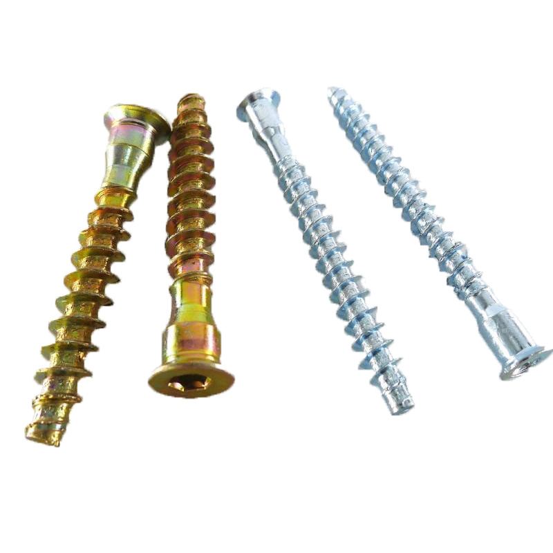 Color Yellow Zinc Plated Steel Wood Confirmat Screws