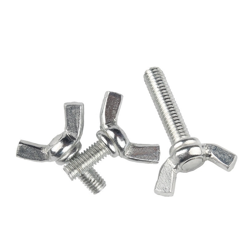 High Strength Grade 4.8 8.8 10.9 12.9 Galvanized White Blue Zinc Plated DIN316 Butterfly Wing Bolts