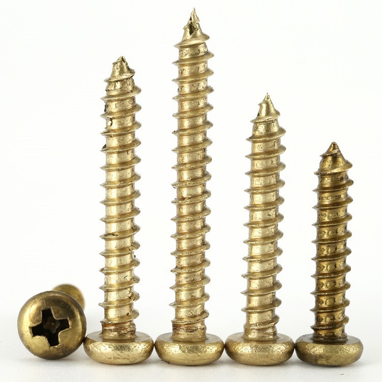 Copper Brass Pan Head Self-tapping Screws