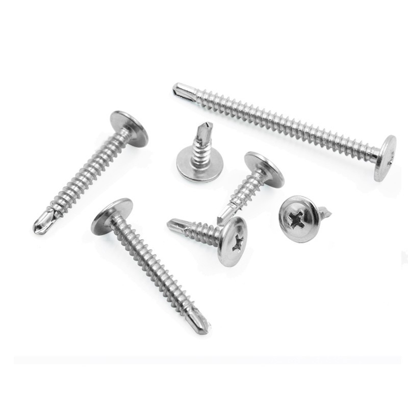 Stainless Steel Large Flat Head Drill Screw Self-drillng Screws