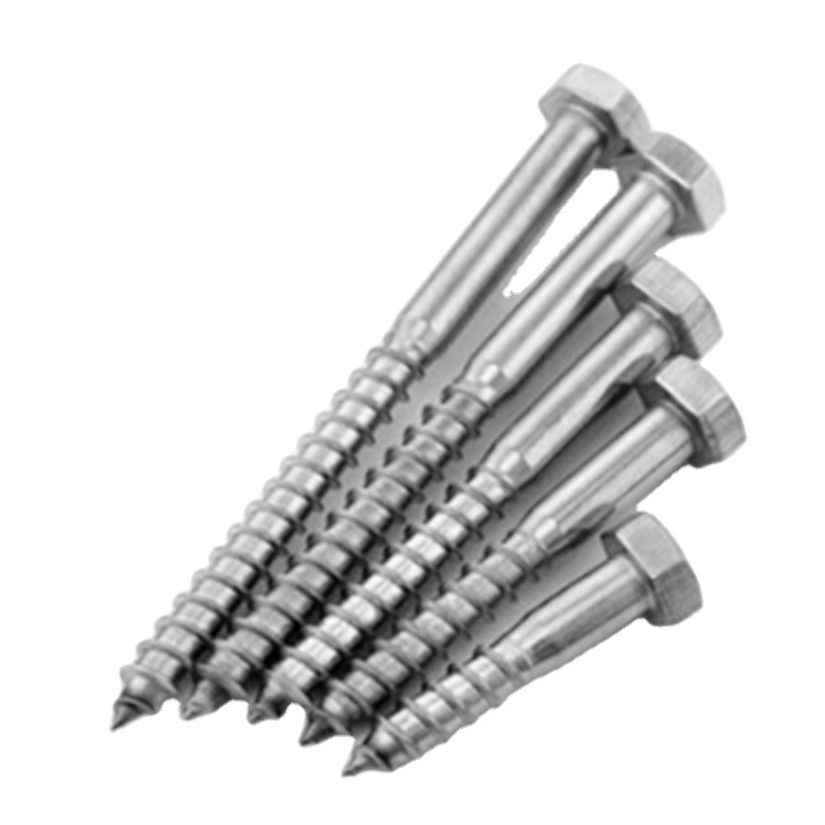 Stainless Steel SS304 SS316 SS201 Hexagon Head Hex Wood Screws