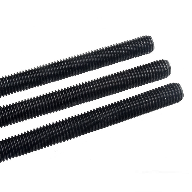 Black Oxide High Strength Steel Grade 4.8 8.8 10.9 12.9 DIN975 DIN976 Threaded Rods