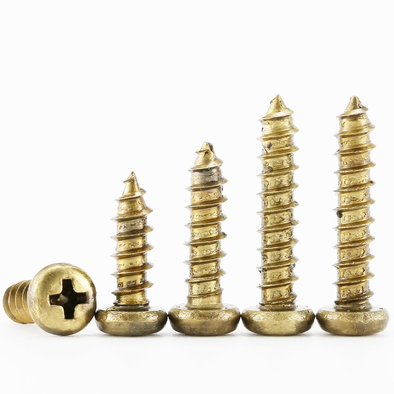 Copper Brass Pan Head Self-tapping Screws