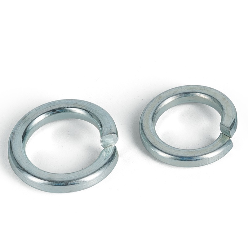 White Blue Zinc Plated Steel DIN127 Spring Washers