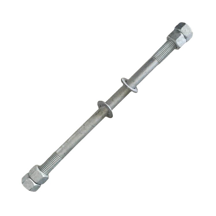 Dacromet Plated Steel DIN938 Double Ending Stud Bolts