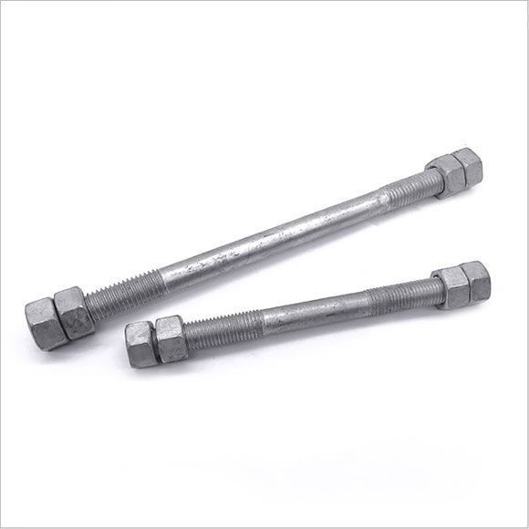Hot Dip Galvanized HDG DIN938 Double Ending Stud Bolts
