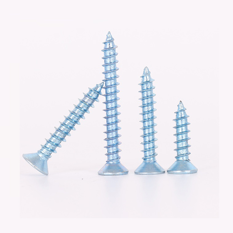 Zinc Plated Steel Countersunk CSK Flat Head Self-tapping Screws