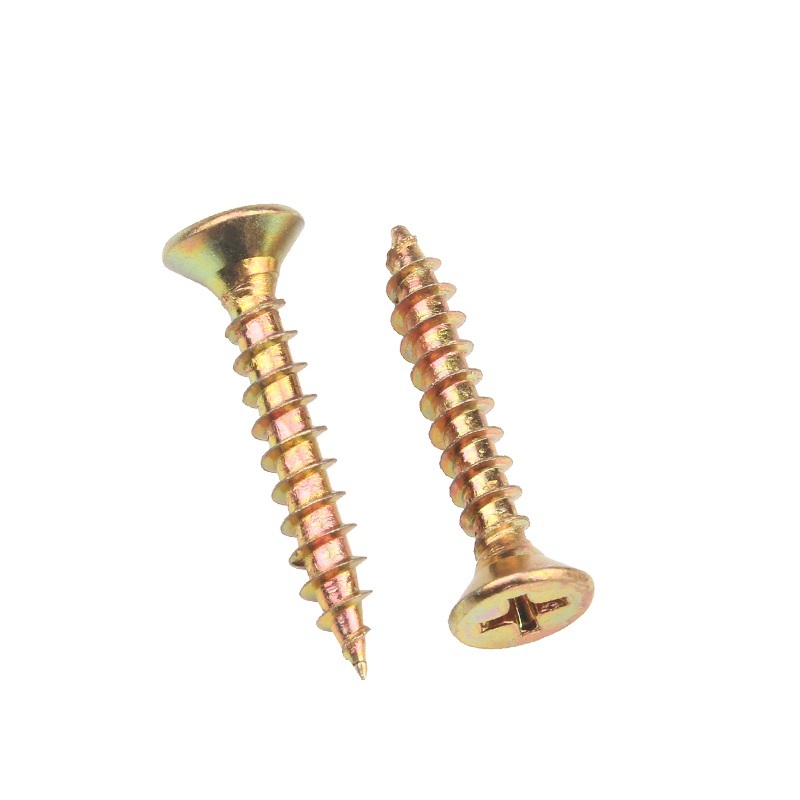 Color Yellow Zinc Plated Steel Drywall Screws