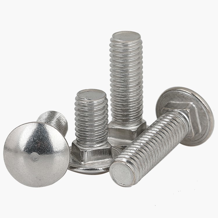 High Strength Grade 4.8 8.8 10.9 12.9 Zinc Plated DIN603 Carriage Bolts