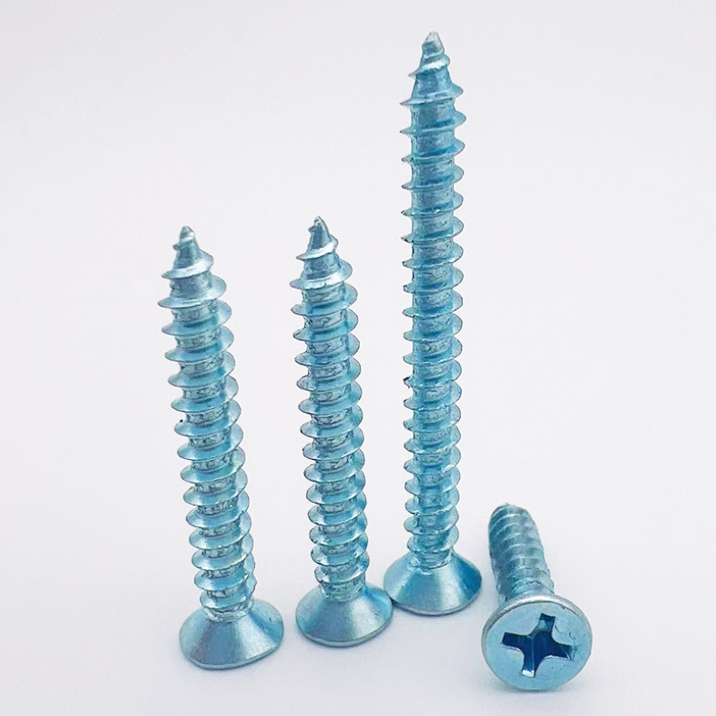 Zinc Plated Steel Countersunk CSK Flat Head Self-tapping Screws