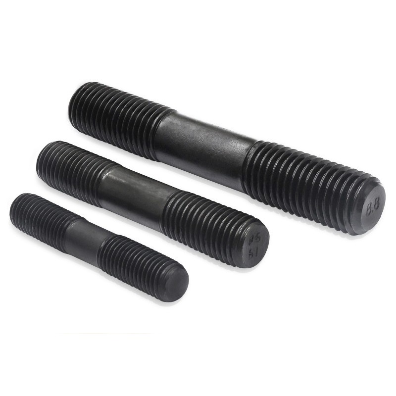 Black Oxide Stell DIN938 Double Ending Stud Bolts
