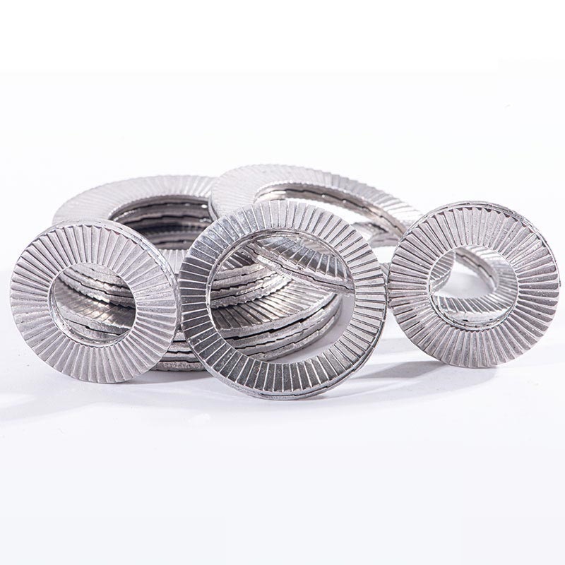 Stainless Steel A2-70 A4-80 SS201 SS304 SS316 DIN25201 Double Fold Self-Lock Washers