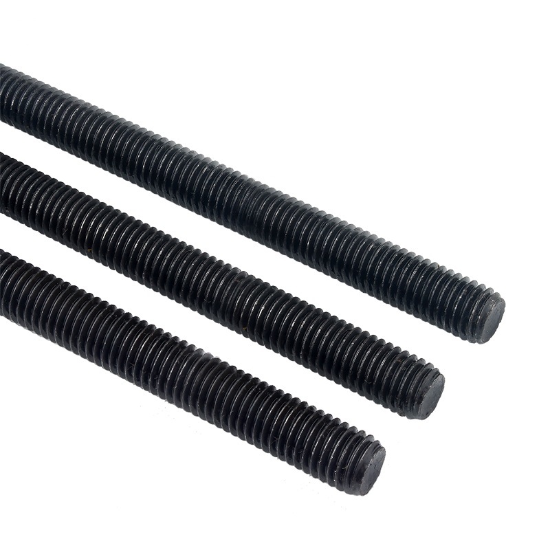 Black Oxide High Strength Steel Grade 4.8 8.8 10.9 12.9 DIN975 DIN976 Threaded Rods