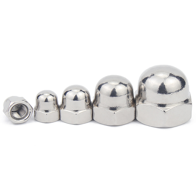 Stainless Steel A2-70 A4-80 SS201 SS304 SS316 DIN1587 Cap Nuts