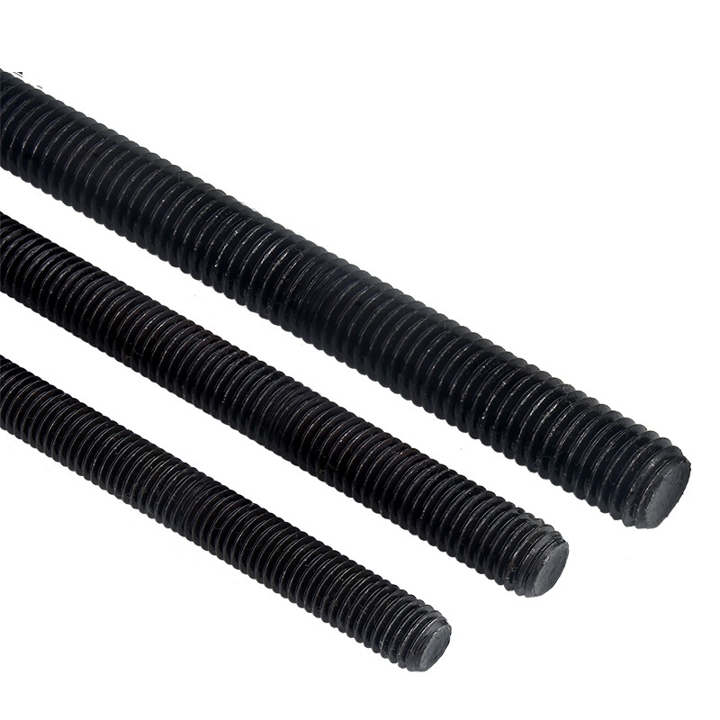 Black Oxide High Strength Steel Grade 4.8 8.8 10.9 12.9 DIN975 DIN976 Threaded Rods