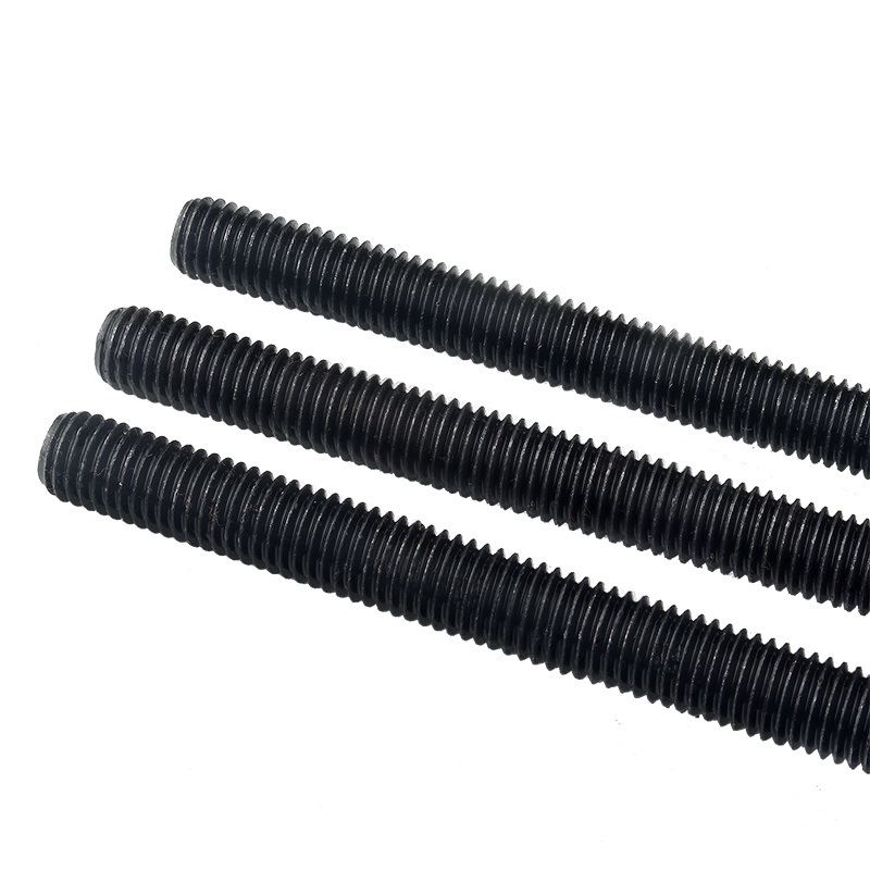 Black Oxide High Strength Steel Grade 4.8 8.8 10.9 12.9 DIN975 DIN976 Threaded Rods