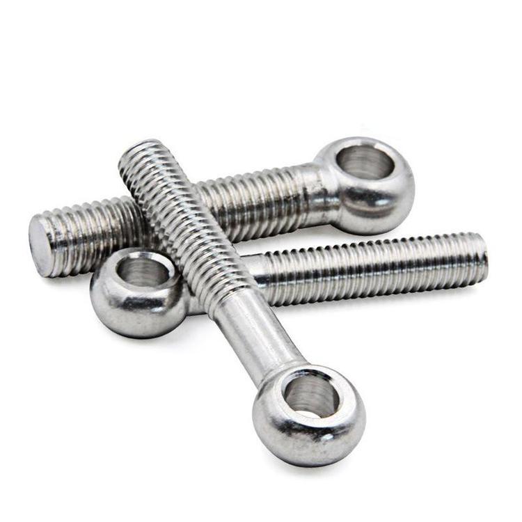 High Strength Grade 4.8 8.8 10.9 12.9 Steel Zinc Plated DIN444 Eye Bolts