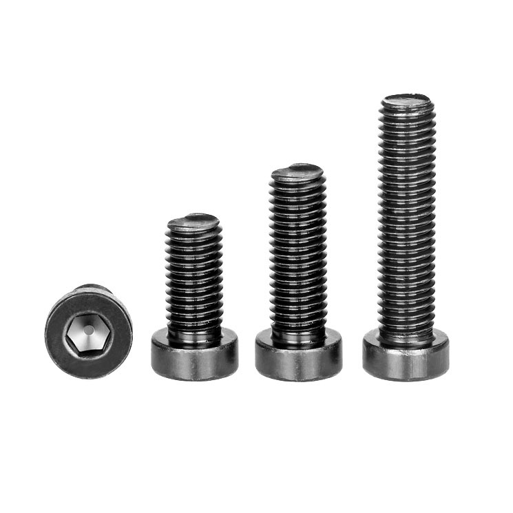 High Strength Grade 4.8 8.8 10.9 12.9 Steel Black Oxide DIN7984 Low Head Hex Socket Bolts