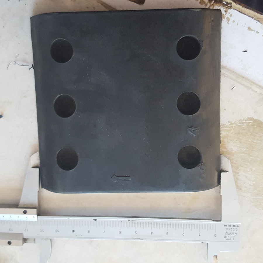 Special custom rubber epdm elastic rubber pad
