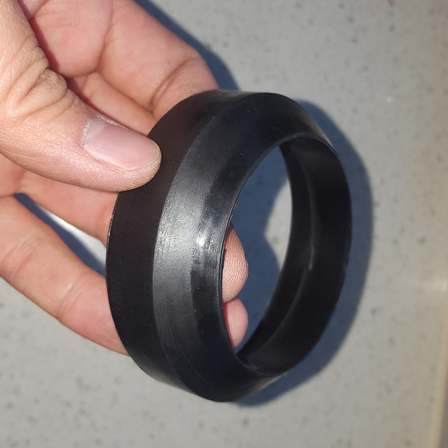 Photovoltaic dustproof rubber protective cover