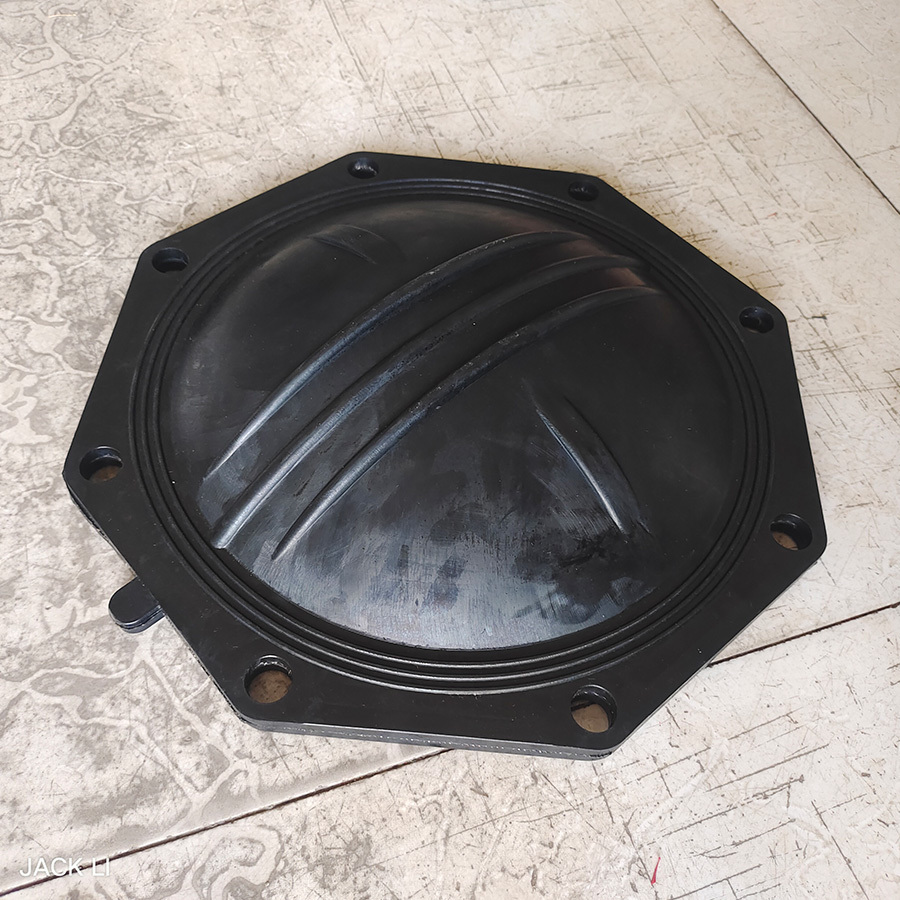 Rain shower seal rubber cover